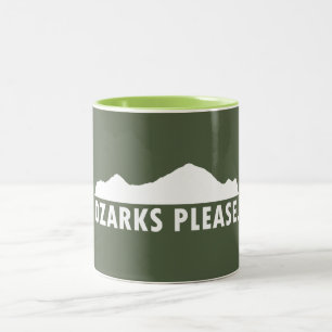Caneca De Café Em Dois Tons Ozarks, por favor