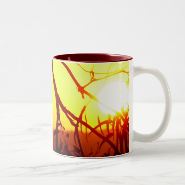 Caneca De Café Em Dois Tons OZiSUNSET Mug (Direita)