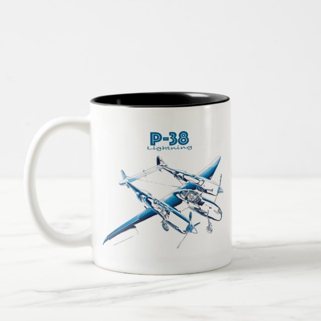 CANECA DE CAFÉ EM DOIS TONS P-38 (Esquerda)