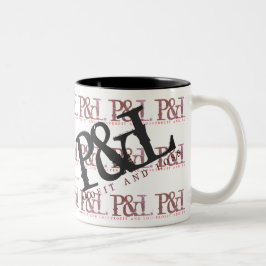 CANECA DE CAFÉ EM DOIS TONS P&L