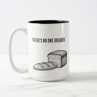 Caneca De Café Em Dois Tons Padaria Punny Baker Presente de Pão Pun