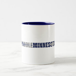 Caneca De Café Em Dois Tons Paddle Minnesota Kayaking
