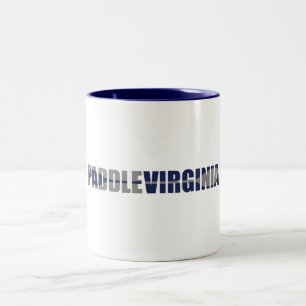 Caneca De Café Em Dois Tons Paddle Virginia Kayaking