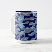Padrão de Camuflagem Azul e Marinho