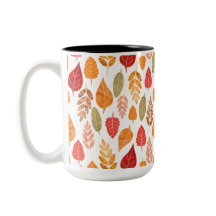 Padrão de Folhas de outono pintadas