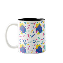 Padrão Geométrico de Retro Memphis