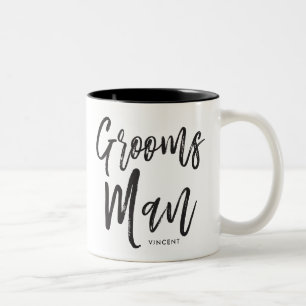Caneca De Café Em Dois Tons Padrinhos de casamento Casamento Personalizado d