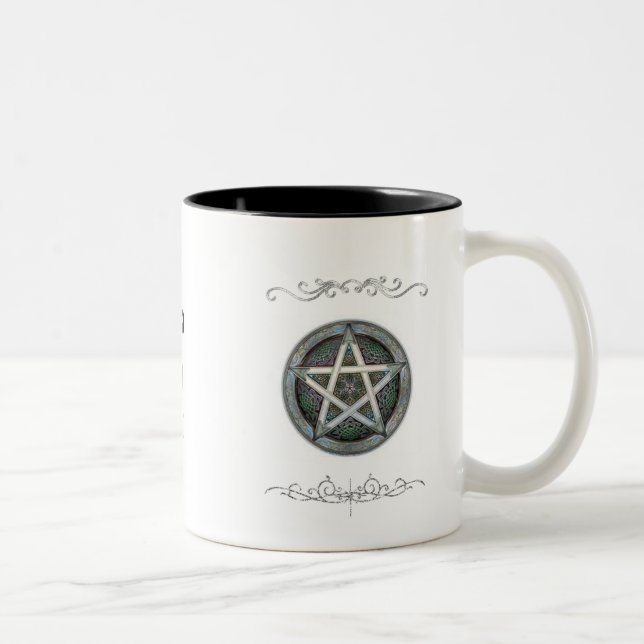 Caneca De Café Em Dois Tons Pagan Celtic Mug (Direita)