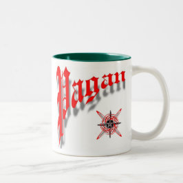 Caneca De Café Em Dois Tons Pagan e Orgulhoso