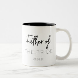 Caneca De Café Em Dois Tons Pai da Noiva Mug