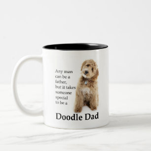 Caneca De Café Em Dois Tons Pai de Cachorro