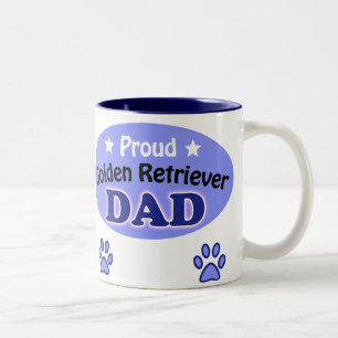 Caneca De Café Em Dois Tons Pai de Retriever de Ouro Ortopolado