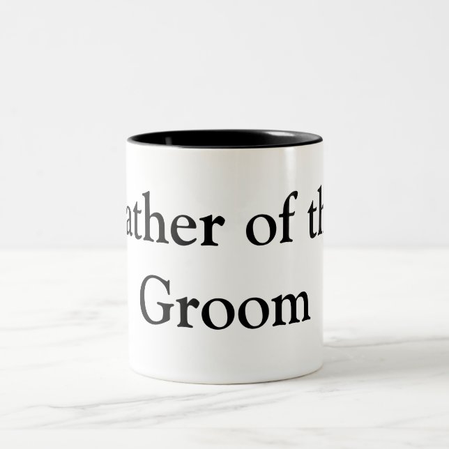 Caneca De Café Em Dois Tons Pai do Groom (Centro)