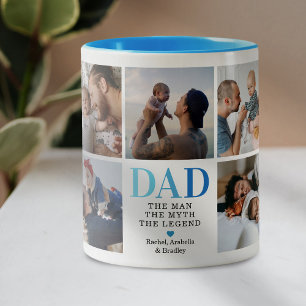 Caneca De Café Em Dois Tons Pai Do Homem O Mito A Foto Da Lenda