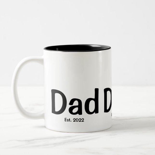 Caneca De Café Em Dois Tons Pai Estabelecido Novo Presente para Pai (Esquerda)
