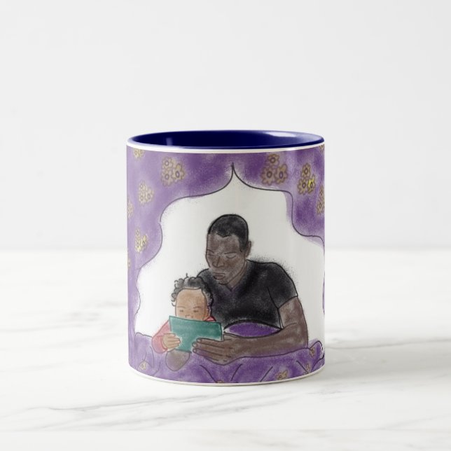 Caneca De Café Em Dois Tons Pai & filho Storytime (Centro)