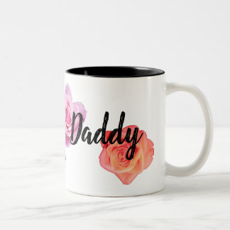 Caneca De Café Em Dois Tons Pai Floral