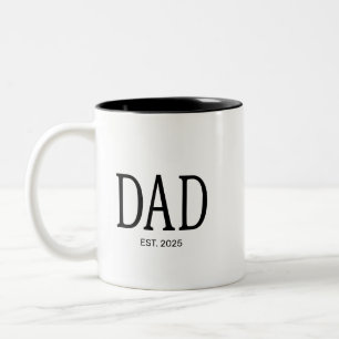 Caneca De Café Em Dois Tons Pai Fundou