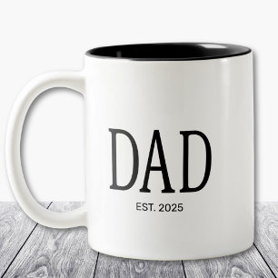 Caneca De Café Em Dois Tons Pai Fundou