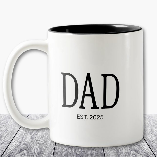 Caneca De Café Em Dois Tons Pai Fundou  (Criador carregado)
