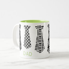 Caneca De Café Em Dois Tons Pai Neck Tie Dia de os pais Chefe