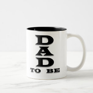 Caneca De Café Em Dois Tons Pai preto do texto a ser