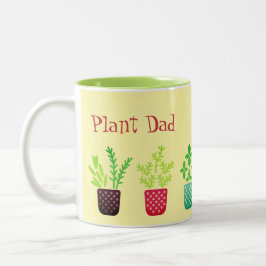 Caneca De Café Em Dois Tons Pai vegetal