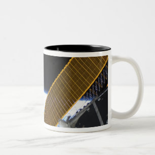 Caneca De Café Em Dois Tons Painéis da disposição solar