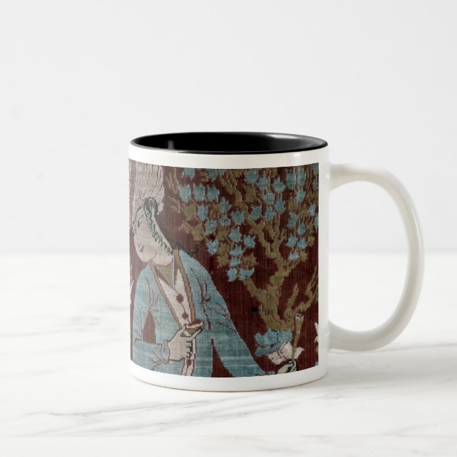 Caneca De Café Em Dois Tons Painel do estilo de Isfahan, persa, século XVII (Direita)