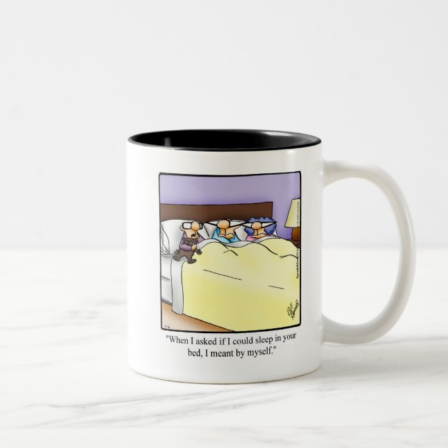 Caneca De Café Em Dois Tons Pais Engraçados, Humor Mug, Presente (Direita)
