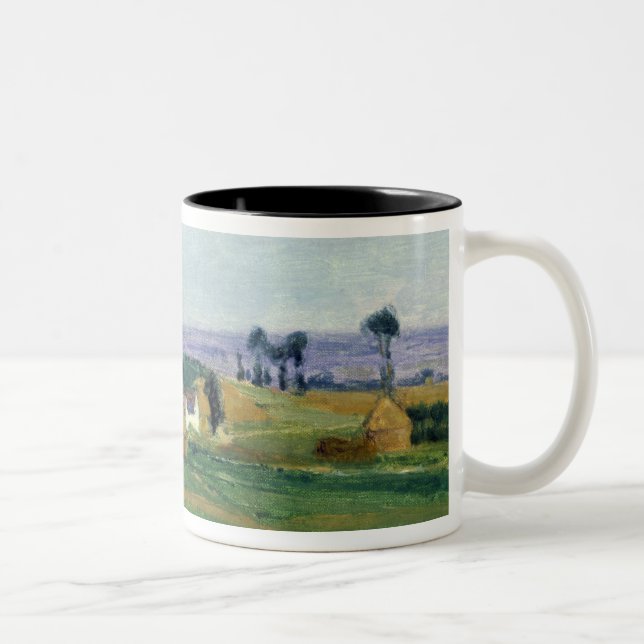 Caneca De Café Em Dois Tons Paisagem 4 (Direita)