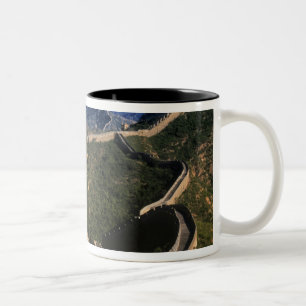 Caneca De Café Em Dois Tons Paisagem do Muro do Excelente, Jinshanling, China