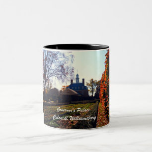 Caneca De Café Em Dois Tons Palácio do governador, Colonial Williamsburg