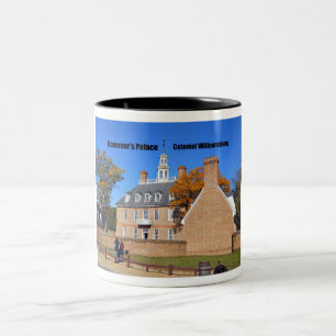 Caneca De Café Em Dois Tons Palácio do governador, Colonial Williamsburg
