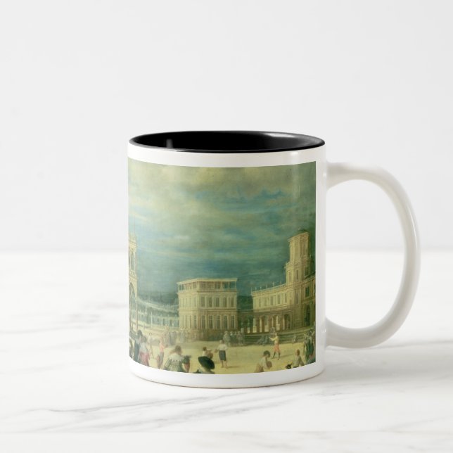 Caneca De Café Em Dois Tons Palácio italiano, 1623 (Direita)