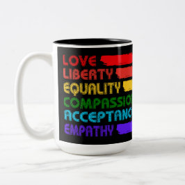 Caneca De Café Em Dois Tons Palavras Para Viver