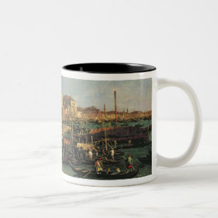 Caneca De Café Em Dois Tons Palazzo Ducale e o degli Schiavoni de Riva, Venic