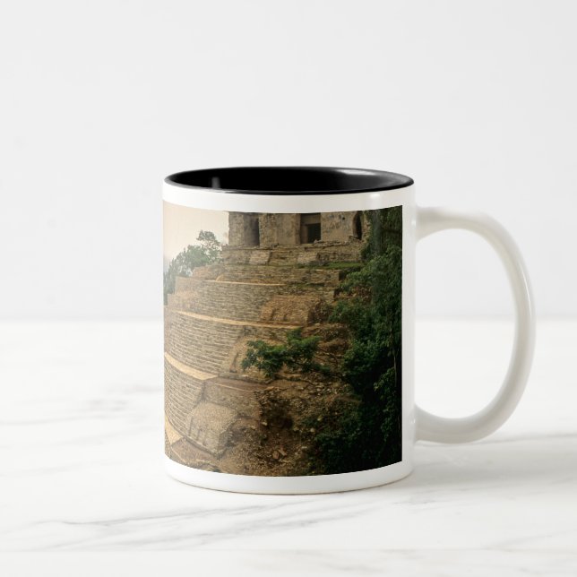 Caneca De Café Em Dois Tons Palenque, Chiapas, México, Maya (Direita)