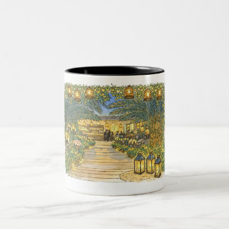 Caneca De Café Em Dois Tons Palm tree