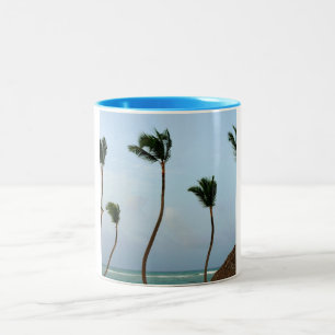 Caneca De Café Em Dois Tons Palma da praia