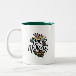 Caneca De Café Em Dois Tons Palma de Maiorca