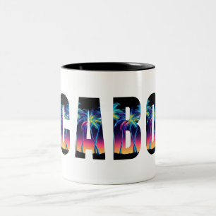 Caneca De Café Em Dois Tons Palmeiras do Cabo