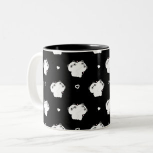 Caneca De Café Em Dois Tons Panda Casal Mug