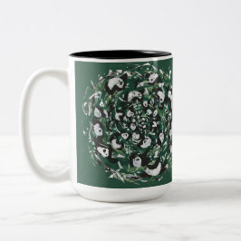 Caneca De Café Em Dois Tons Panda-mônio