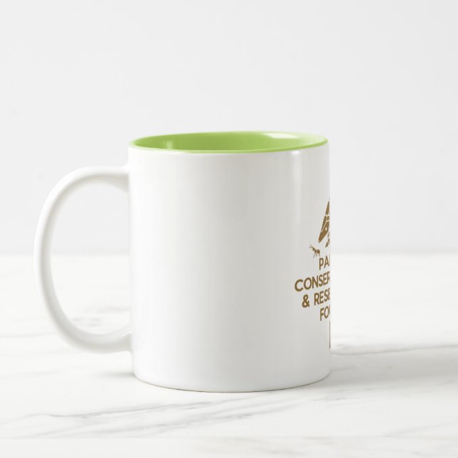 Caneca De Café Em Dois Tons Pangolin Conservation & Research Foundation Mug (Esquerda)