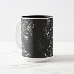 Caneca De Café Em Dois Tons Pantera Negra — por BurnsInHell