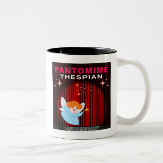 Caneca De Café Em Dois Tons Pantomime Thespian - Fada Godmães