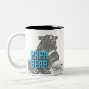 Caneca De Café Em Dois Tons Papa Bear Mug