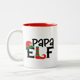 Caneca De Café Em Dois Tons Papa Elf