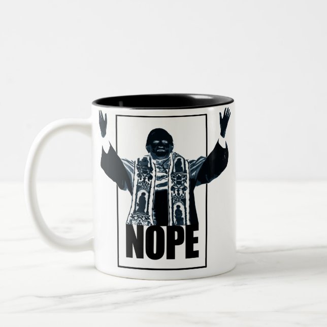 CANECA DE CAFÉ EM DOIS TONS PAPA NOPE (Esquerda)